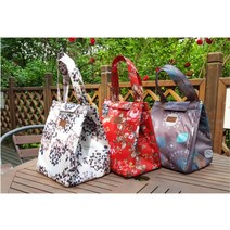 쿨링쿨러백 소풍가방 미니 보온보냉가방 밥보온백, H.핑크부엉이