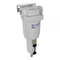PneumaticPlus SAMG350-N04BD-MEP 공기 건조 유닛 1.27cm NPT 워터 세퍼레이터 금속 볼 파이프타입 시력 유리 N.C. 내부 자동 배수 52 SCFM