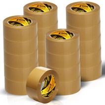 SINILBOND 황색 박스테이프 80M * 48mm 20세트, 20개
