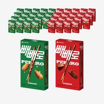 롯데제과 아몬드빼빼로37g 20개+빼빼로54g 20개, 총 40개