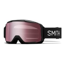 Smith Optics 데어데블 청 스노우 겨울 고글 - 화이트 블루 센서 미러, Ignitor Mirror, Black