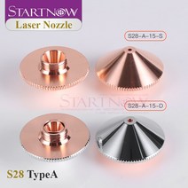 Startnow 레이저 커팅 노즐 Precitec WSX Raytools 용 싱글 더블 레이어 CNC 파이버 헤드 용접기, S28-A-11-D, 1.5