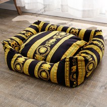 등받이쿠션 나폴레옹 실내 스타일 테디 럭셔리 강아지집 사계절 통용 대형 미드 소형 고양이집 2532718074, S-소형, 블랙