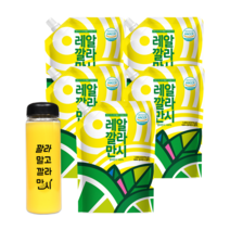 바로푸드 레알 깔라만시 원액 1L + 보틀, 5세트