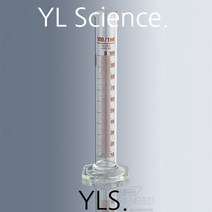 (YLS) Superior Borosilicate (Glass) Cylinder 10ml ~ 250ml 특급유리 표준형 메스실린더 눈금실린더 유리메스실린더 매스실린더, 250ml 1ea