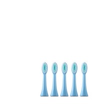 충전식 스마트 소닉 전동 칫솔 6 개 교체용 어린이 치아 미백 만화 패턴, 12.5 replacement heads