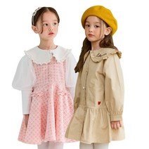 릴리푸리 추석빔 여아 원피스 프릴원피스 체크원피스