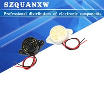 1PCS 그레이트 IT 95DB 알람 높은 데시벨 3-24V 12V 전자 버저 경고음 Arduino SFM-27 HYT-3015 연속, White