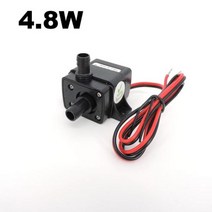 수중펌프 수중모터 가압펌프 배수 12V 36w 48W 5w 240LH 방수 미니 워터 펌프 분수 수족관 8mm 파워 브러시리스 마이크로 멤브레인 잠수정, 4.8w