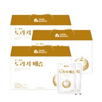 푸드버킷 착즙 도라지배즙 90팩, 90ml
