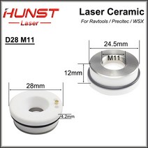 Huntst-레이저 세라믹 링 레이저 노즐 홀더 28/32mm Raytools WSX Precitec HSG HANS DNE 파이버 커팅 헤드, [02] D28 M11