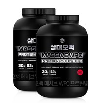 뉴트리커먼 삼대오백 메시브 WPC 프로틴 웨이 100%, 2입, 2000g