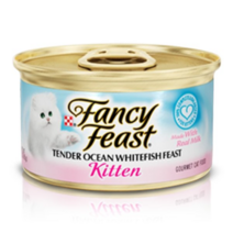 팬시피스트 키튼 텐더 흰살생선 고양이 주식캔, Fish/생선, 85g, 4개