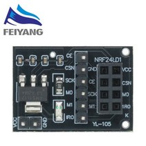 부품 호환 보드 개발 NRF24L01 + 2.4G 무선 데이터 전송 모듈 2.4GHz 업그레이드 버전 PA LNA arduino 용 1000 미터, SOCKET