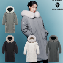 블랙야크 겨울 여성 롱 패딩 M콜드제로레이디 다운 자켓 1BYPAW2506 아이유패딩 세미오버핏 구스 헤비다운 점퍼