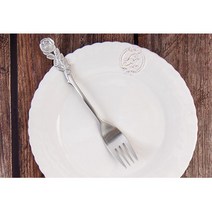 귀여운포크 호텔식 디저트 과일포크 3개 데코픽 답례품 케이크