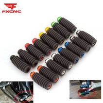 오토바이 기어 시프트 브레이크 레버 발가락 페그 Toepegs 페달 Footpegs 가와사키 혼다 Ducati 야마하 스즈키 레이싱 리셋, 레드