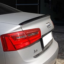 아우디 A6 C7 블랙 트렁크 스포일러 몰딩, 1개