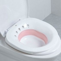 임산부 환자 여성 청결 수동 비데 접이식 좌욕기, 민트