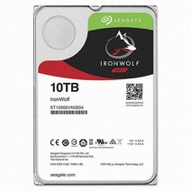 씨게이트 서버용 아이언울프 3.5 HDD, ST10000VN0008, 10TB