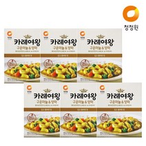 청정원 즉석 카레여왕 구운마늘&양파160g x 6개, 160g