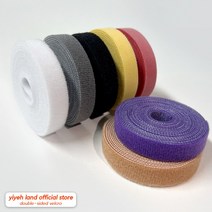 아담 고급 컴퓨터선정리 벨크로타이 멀티탭정리 전선정리 케이블타이 책상선정리, 4cm x 3M, 레드