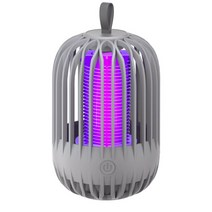 하와스 모기잡는 LED 캠핑랜턴 생활방수로 물세척가능 USB 충전식 휴대용 가정용 렌턴, [캠핑랜턴 투명+파우치] 세트