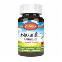 칼슨랩 Astaxanthin Gummies with VitaminC 4mg 46구미 천연 체리향