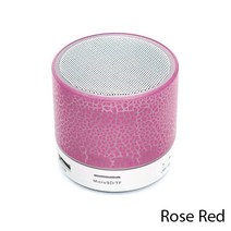 블루투스 스피커 미니 무선 균열 LED TF 카드 USB 서브 우퍼 휴대용 MP3 음악 사운드 열 PC 휴대 전화에 대 한 천장 소음, 01 Rose Red