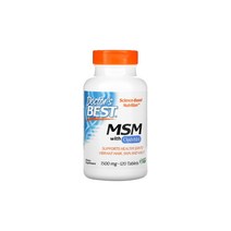 닥터스베스트 알약형 옵티엠에스엠 MSM with OptiMSM 1500mg 120정 알약 테블릿형 MSM 식이유황 메틸설포닐메테인 비건추천 1일 2정 섭취 60회분