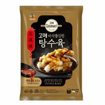 CJ더마켓 짬뽕 짜장 칠리 새우 탕수육 소스 탑티어 고메 바삭쫄깃한 탕수육 깐풍기 유린기 유산슬 양장피 찹쌀 450G, 26개