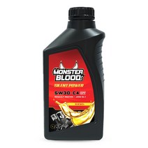 몬스터블러드 사일런트파워 5W30 C4 DPF 디젤 엔진오일 1L, 1개