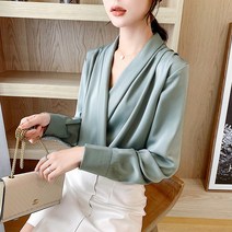 HQINT 여성 셔츠 남방 티셔츠 긴팔 셔프남방 빅사이즈 오버핏 봄 가을 기본 롱남방 루즈핏 여자 ZA-68131