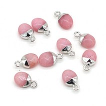 무드등도매 천연 석재 펜던트는 DIY 여성 목걸이 귀걸이 선물을 만드는 패션 쥬얼리에 대한 귀여운 타이거, 12 Pink