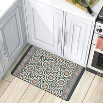 Rugshop Kitchen Durable 피로 방지 스탠딩 매트 45.7cm x 119.4cm(18인치 x 47인치) 블루, Blue