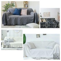 오감인류 북유럽 쇼파 소파 천커버 덮개 갈이 커버링 5종 1인용 2인용 3인용 4인용, 와플 아이보리