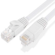 ABC넷 CAT.6 FLAT UTP 10M 랜케이블 white