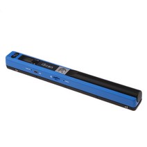 STK 900DPI 핸드 헬드 휴대용 JPG PDF 문서 스캐너 LCD 디스플레이, 푸른