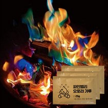 파인벨리 오로라 가루 25g 5개 10개 마법 불꽃 레인보우 캠핑 불멍 매직파이어