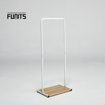 퍼니츠 퀴니 철제행거 드레스룸 옷걸이 행거 4types 2colors, 퀴니라인A화이트
