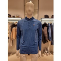 남성 편지봉투 프린트 냉감 티셔츠 GW32TL51 BLU