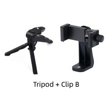 카메라손잡이 스테디캠 스테빌라이저 폰에 대 한 휴대용, 03 Tripod and Clip B
