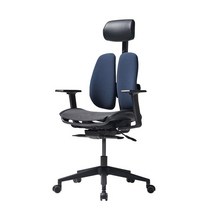 듀오백 골드 에어로 D2500G DAM Airo 좌판메쉬의자, 블랙