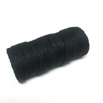 이솔앤아이 컬러 햄프끈 1mm 40m 멀티컬러 1mm 30m 마크라메 매듭공예 팔찌실, 검정40m