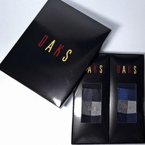 DAKS DAKS양말 남성 선물세트 명품양말 깔끔한 식탁보 무늬 애플 아울렛 엘르양말 사상점 336 2족