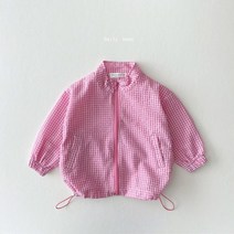 (핑크/S사이즈) 아기바람막이 데일리베베 여아바람막이