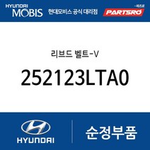 순정 겉벨트 팬벨트 (V 리브드 벨트) (252123LTA0) 제네시스 G80 제네시스 EQ900 제네시스 G90 제네