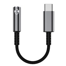바라보고 삼성 갤럭시 USB C타입 TO 3.5mm DAC 내장 이어폰 오디오 젠더, B15 - C타입 TO 3.5mm 이어폰 젠더