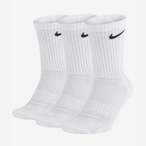 나이키 쿠션 크루 양말 SX7664-100 (3켤레 1세트), L_SX766410026