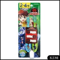 KDM 자일리키드 터닝메카드 칫솔 2p 2세-4세 어린이칫솔 유아칫솔 치약칫솔 어린이, KDM 1